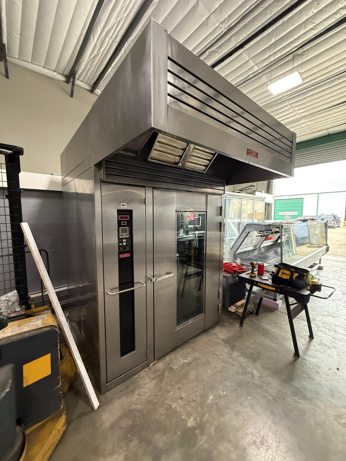 Used LBC LRO-2E Double Rack Electric Rotating Oven – 208V 3 Phase