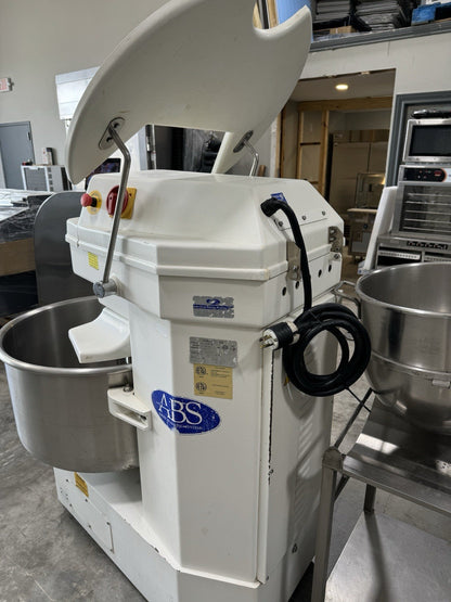 Used ABS Spiral mixer 120kg ABSFBM-120T 208/220 Volt 3 Phase 60 Hz