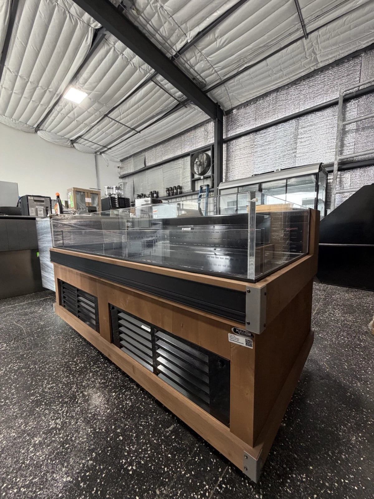 Killion WPB-71-35-37 self-contained open-air refrigerated merchandiser