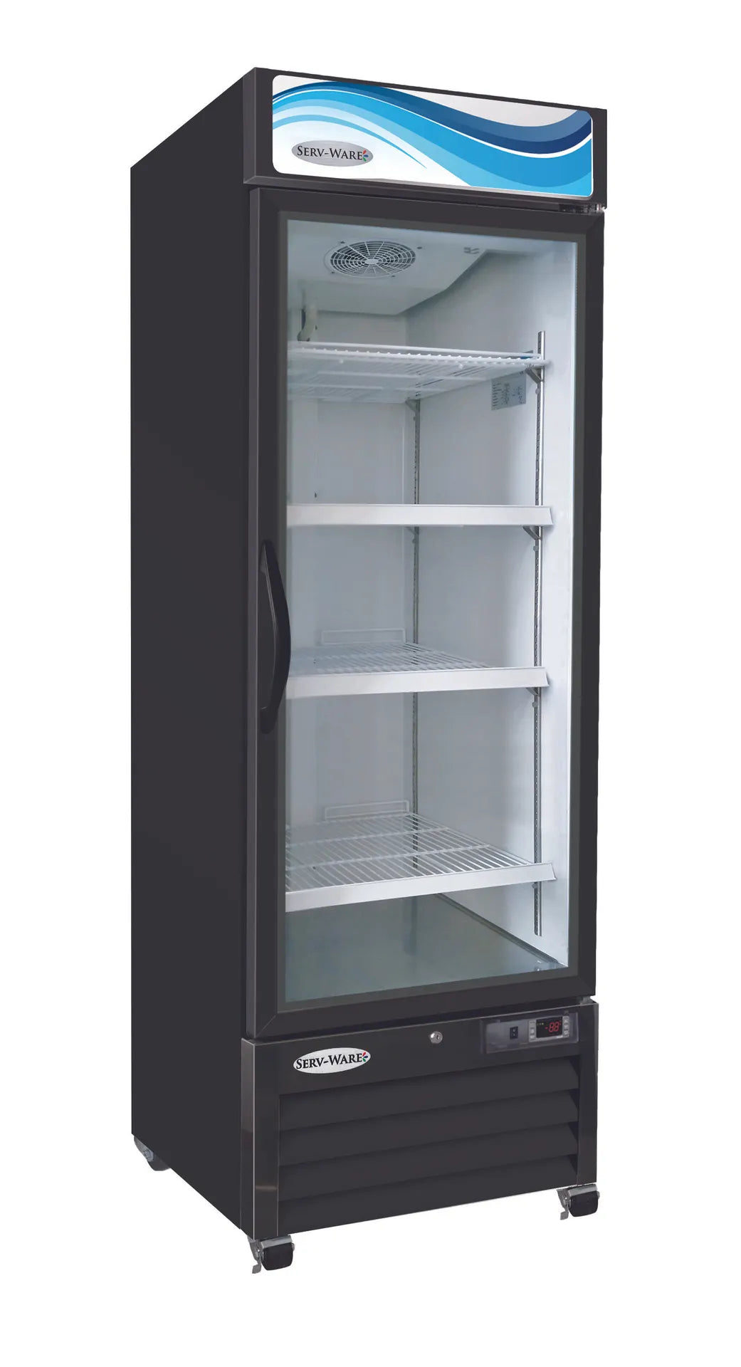 Serv-Ware GR23B-HC Glass Door Merchandiser Refrigerator