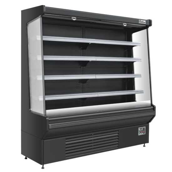 Coldline SOC-76-220-B Coldline SOC-76-220-B 76" Black Refrigerated Air Curtain Merchandiser, 220V commercial restaurant equip