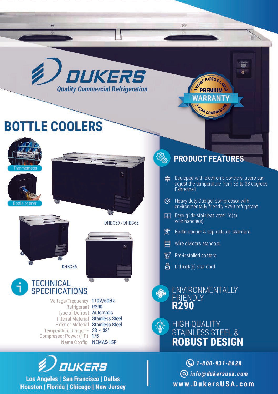 DHBC36 – 36″ Bottle Cooler